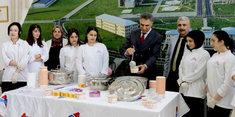 Ağrı’da öğrenciler yöresel lezzet "Gırar" çorbasını deneyimledi