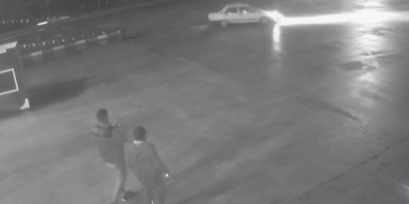 Drift yaparken kameralara yakalanan araç trafikten men edildi