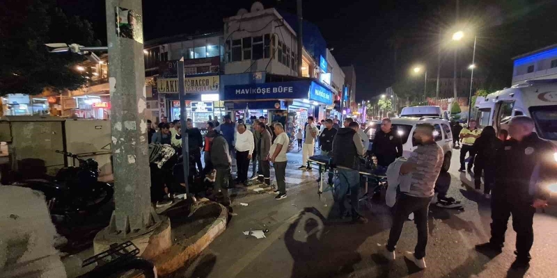 Mersin’de trafik kazası:2 yaralı