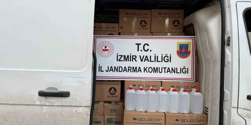 İzmir’de sahte alkol baskını: Piyasa değeri 1.3 milyon TL