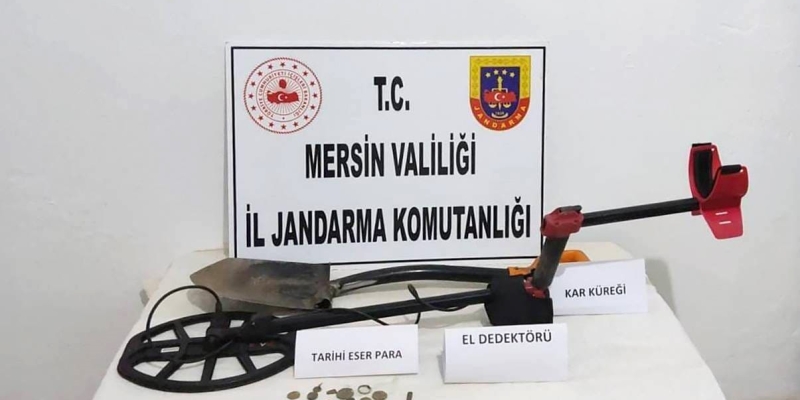 Mersin’de kaçak kazı yapan şahıs suçüstü yakalandı