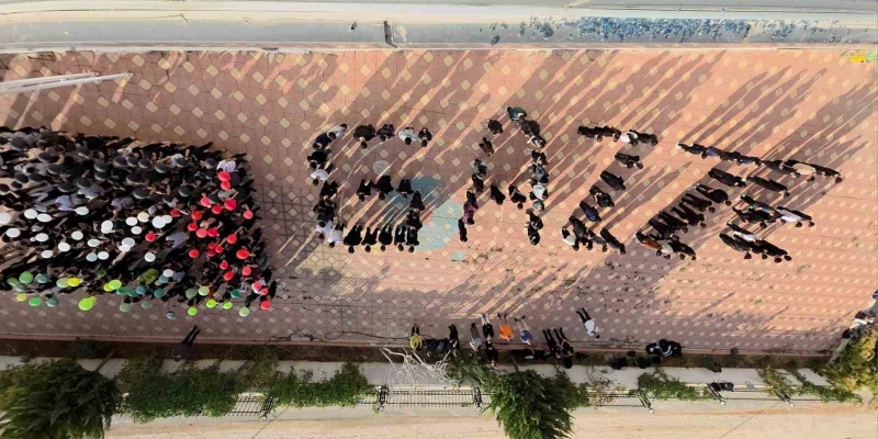 Adıyaman Doğa Koleji’nden Gazze’ye destek mesajı