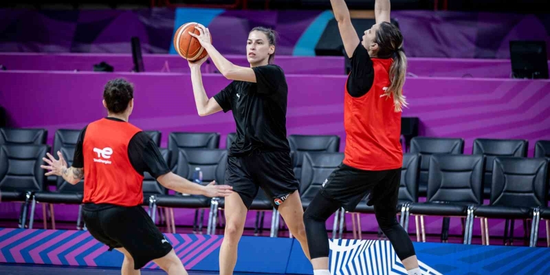 A Milli Kadın Basketbol Takımı, Almanya maçı hazırlıklarını sürdürdü