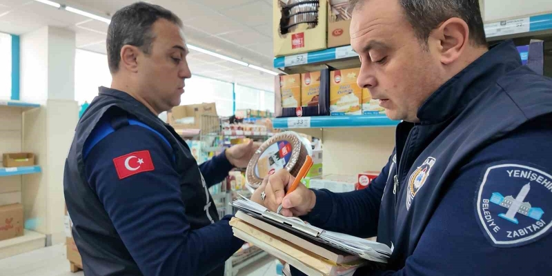 Yenişehir’de marketlere sıkı denetim