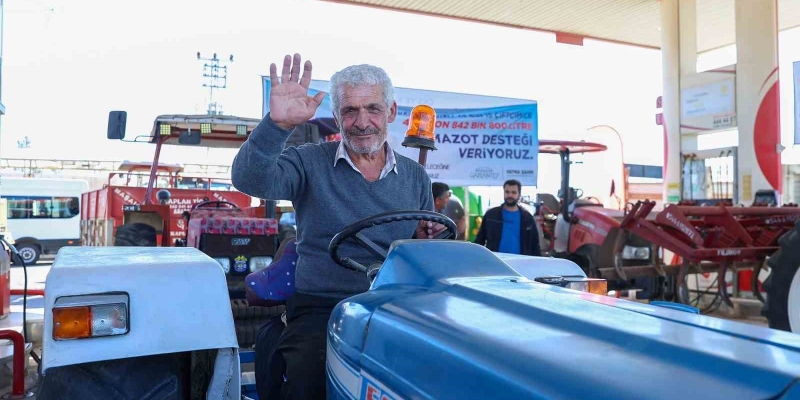 Gaziantep Büyükşehir’den çiftçiye 18 milyon 392 bin 300 litre mazot desteği