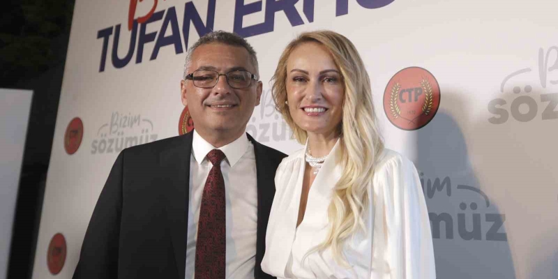 KKTC’nin yeni Cumhurbaşkanı Erhürman’dan zafer mitingi