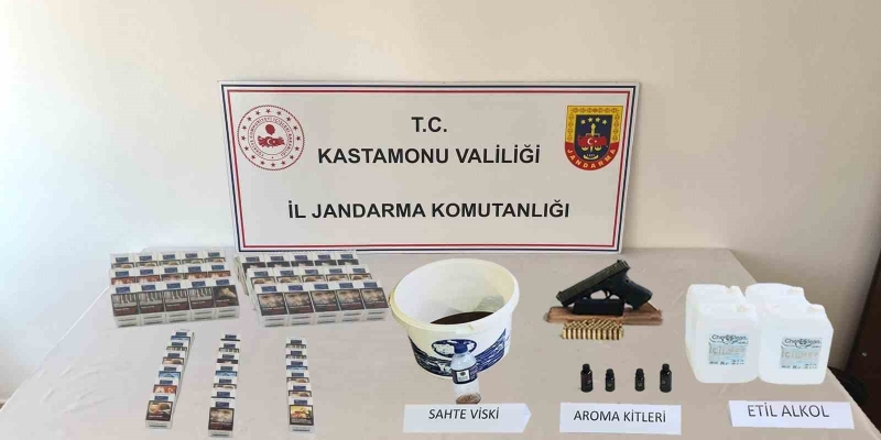 Kastamonu’da sahte alkol operasyonu: 6 kişi gözaltına alındı