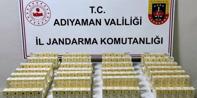 Adıyaman’da 530 paket kaçak sigara ele geçirildi