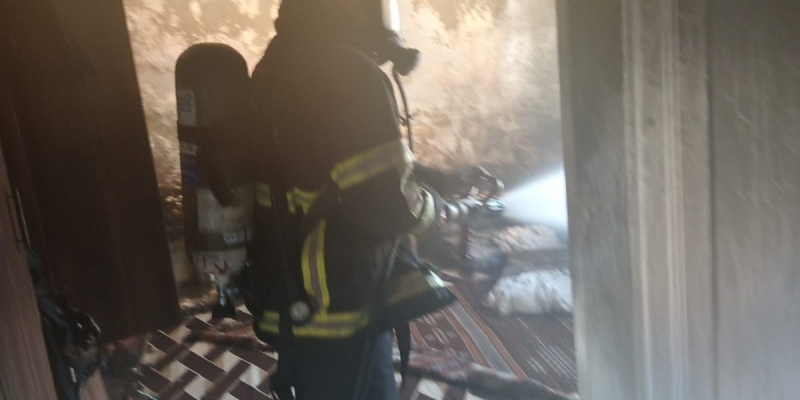 Reyhanlı’da ev yangını