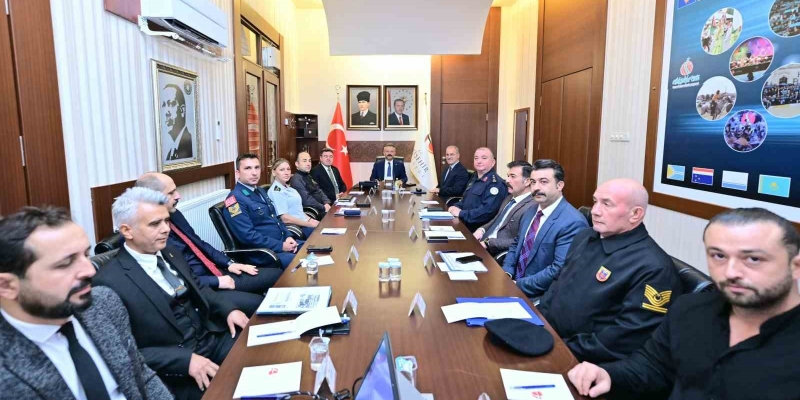 İl Güvenlik ve Asayiş Koordinasyon Toplantısı gerçekleştirildi
