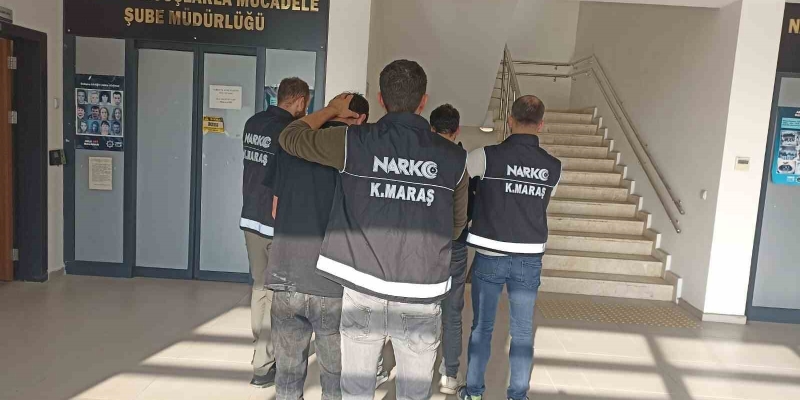 Kahramanmaraş’ta uyuşturucu operasyonu: 3 tutuklama