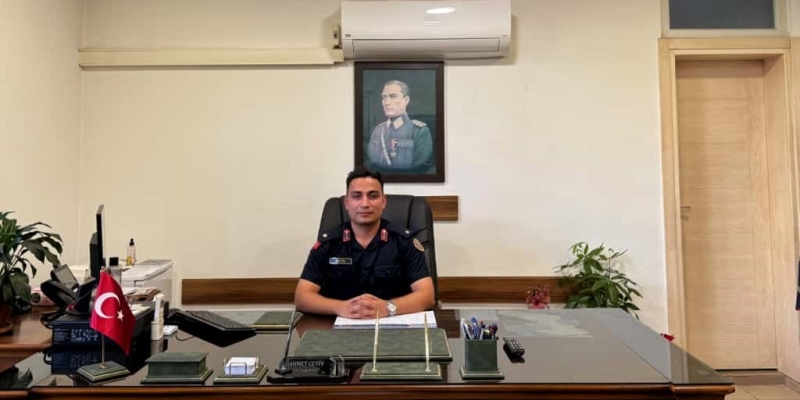 Manavgat Merkez Jandarma Karakol Komutanı Çetin göreve başladı