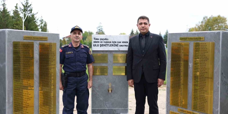 Jandarmadan şehitler çeşmesi