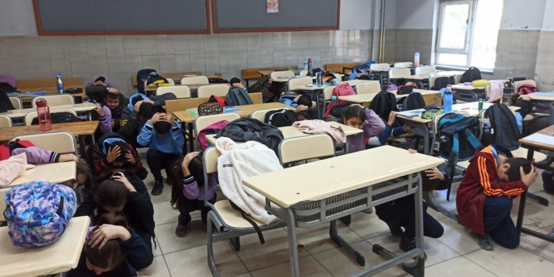 Malatya’da tüm okullarda eş zamanlı tahliye