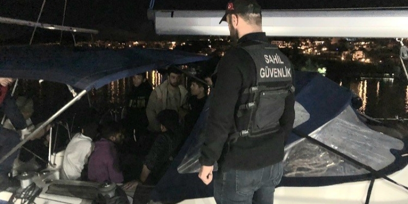 Bodrum açıklarında 106 göçmen yakalandı: 1 gözaltı