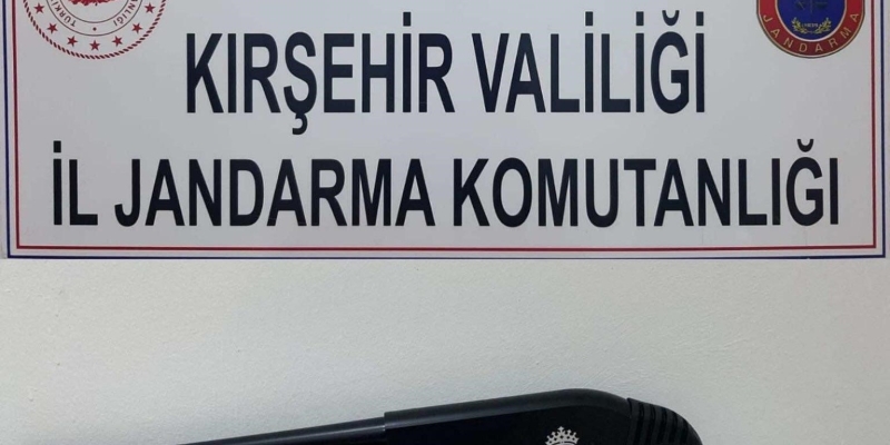 Kırşehir’de ruhsatsız tüfek operasyonu