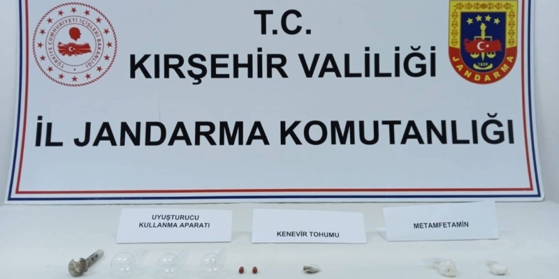 Kırşehir’de uyuşturucu Operasyonu: 3 gözaltı