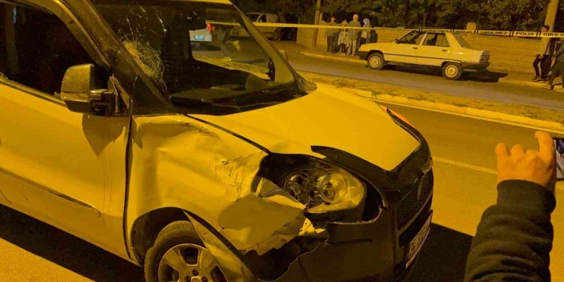 Eski muhtarın öldüğü kaza güvenlik kamerasında