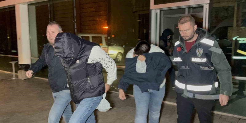 Çöp konteynerinde uyuşturucu teslimatına 6 tutuklama