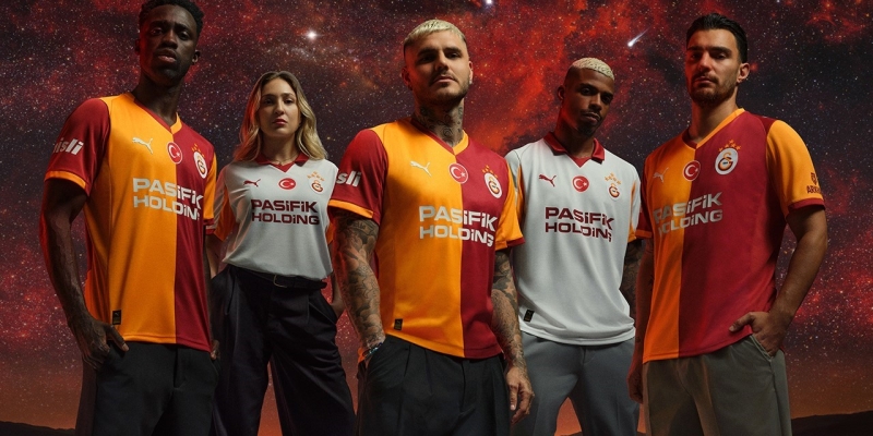 Galatasaray’ın yeni sezon formaları taraftarın beğenisine sunuldu