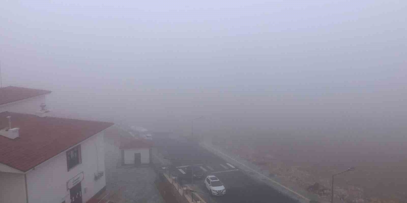 Elazığ’da sis etkili oldu