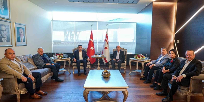 Cumhurbaşkanı Yardımcısı Yılmaz, KKTC’deki temaslarını tamamladı