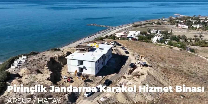 Arsuz’da Pirinçlik jandarma karakolu binası yenileniyor