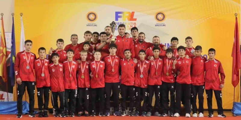 Denizlili güreşçiler Balkanları fethetti