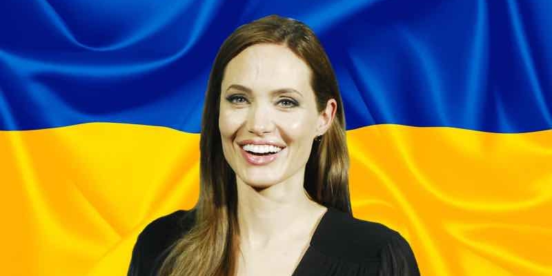 Ukrayna'yı Ziyaret Eden Angelina Jolie'nin Zor Anları! Sirenler Çalınca Koşmaya Başladı! 