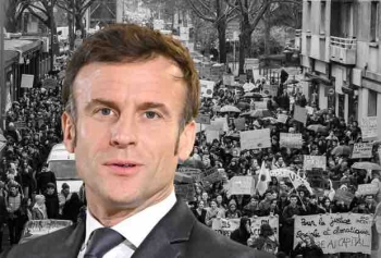 Fransa'da Emeklilik Reformu Sonrası Gösteriler Arttı! Gerilimi Düşürmek İçin Macron Açıklama Yapacak!