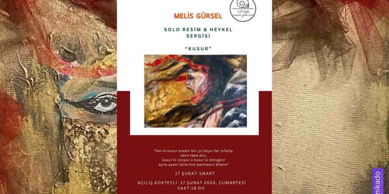 Melis Gürsel'in Solo Resim Ve Heykel Sergisi 'Kusur' İçin Geri Sayım Başladı! 