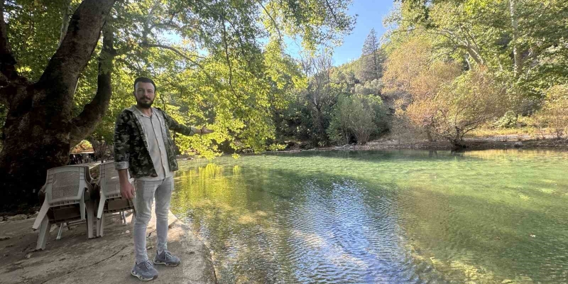 Antalya’da yazın tamamen kuruyan Üzümdere Irmağı yağışlarla yeniden suya kavuştu