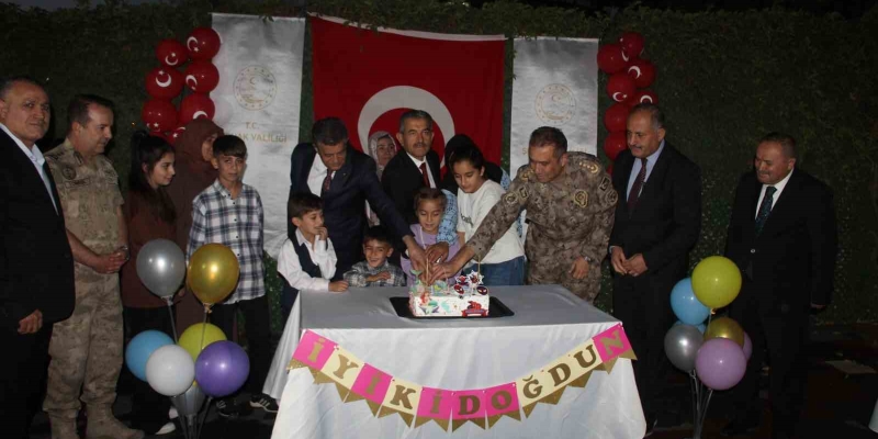 Şırnak’ta şehit çocuklarına doğum günü kutlaması