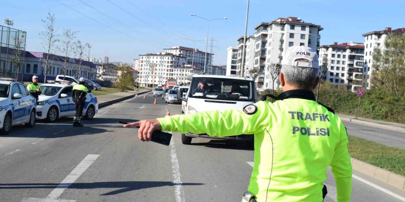 Ordu’da bir haftada 17 binden fazla araç ve sürücüsü denetledi