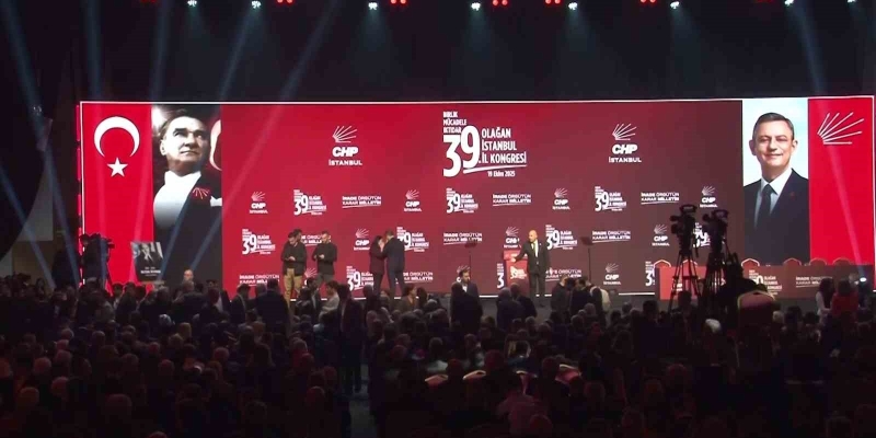 CHP’nin 39. Olağan İstanbul İl Kongresi düzenleniyor