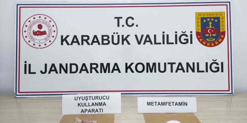 Karabük’te Jandarmadan uyuşturucu operasyonu