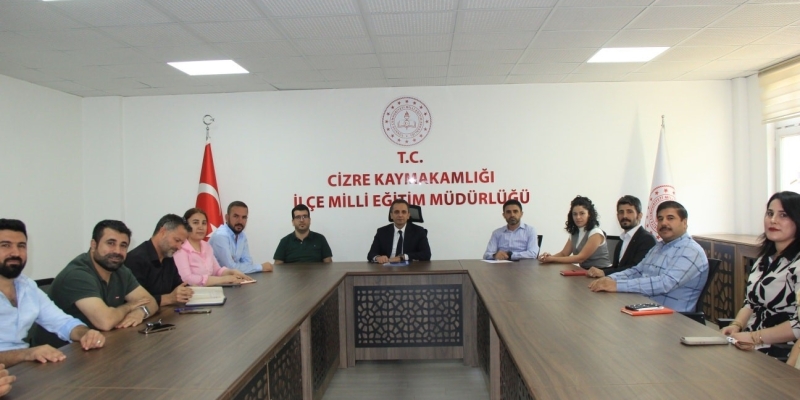 Cizre’de özel öğretim kurs değerlendirme toplantısı