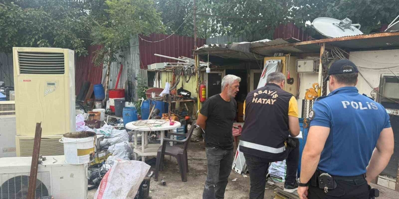 Dörtyol’da hurdacılar denetlendi