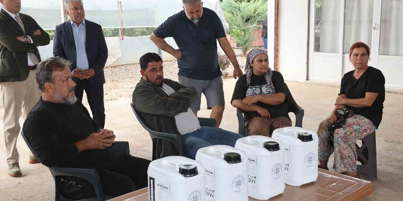 Selden zarar gören Ortaca’lı üreticiye büyükşehir desteği
