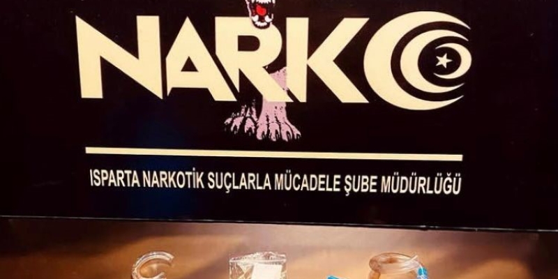 Isparta’da Narkoalan uygulamasında uyuşturucu madde ele geçirildi