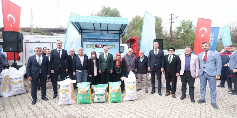 3 bin 500 çiftçiye bin 420 ton yem bitkisi tohumu desteği