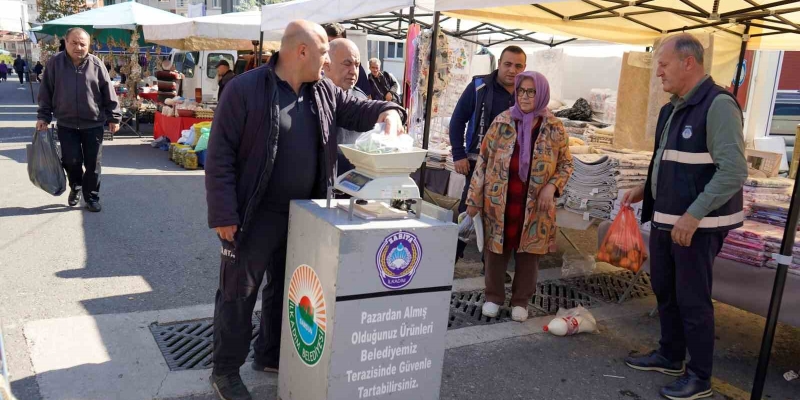 Samsun’da semt pazarlarına belediye tartısı