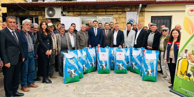 Ayvacık Organik Kırmızı Et Üreticileri Birliği’ne tohum desteği