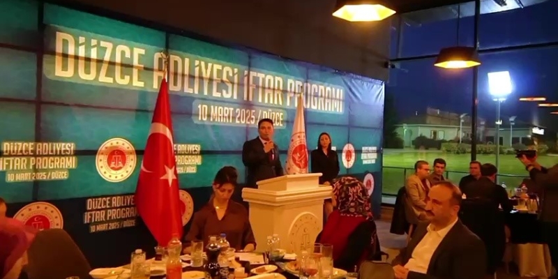Adliye personeli iftarda bir araya geldi