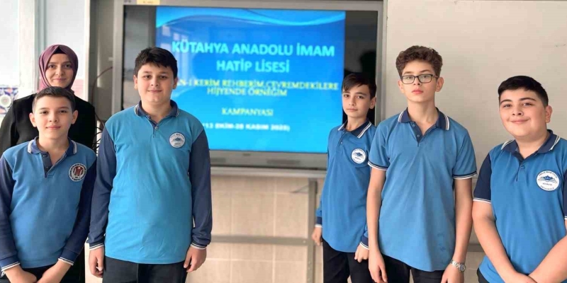 Kütahya’da "Kur’an-ı Kerim Rehberim, Çevremdekilere Hijyende Örneğim" kampanyası başladı
