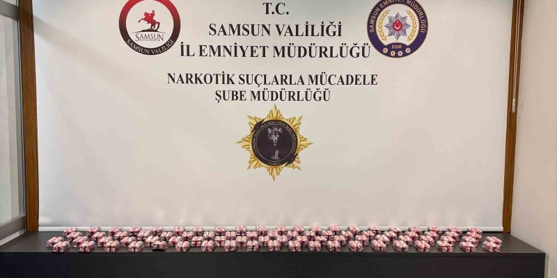 Samsun’da bodrum kata uyuşturucu baskını