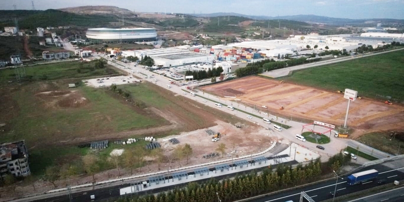 Milli maç için 220 dönümlük dev organizasyon alanı hazır