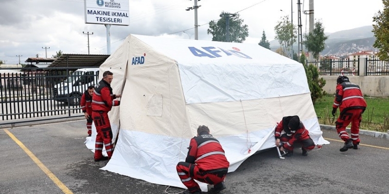 Kütahya’da 181 kilometrekarelik alanda deprem tatbikatı