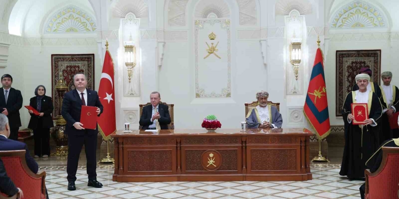 Türkiye ve Umman arasında 16 anlaşma imzalandı