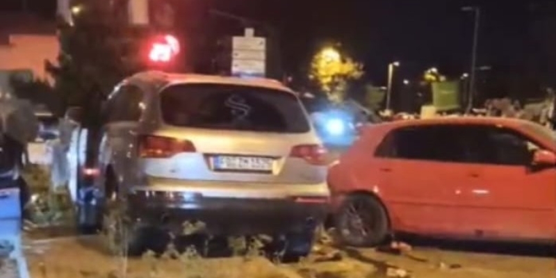 Malatya’da 7 kişinin yaralandığı kaza kamerada